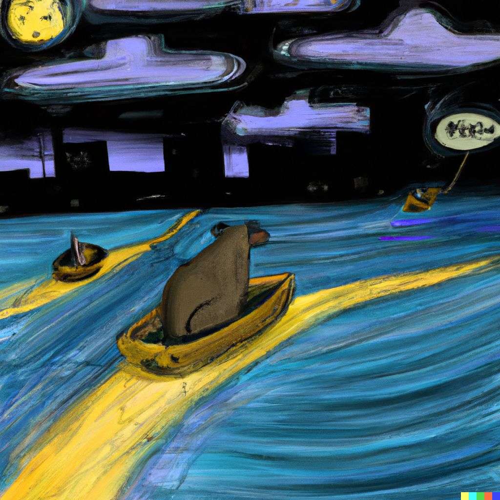 a representation of anxiety in a futurescape